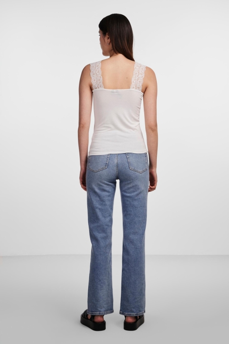 Pieces pcbarbera lace top noos